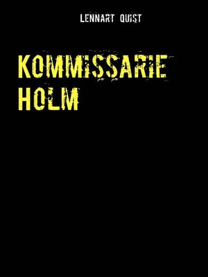 cover image of Kommissarie Holm Barn utan framtid